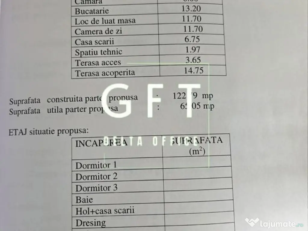 Teren cu autorizație de construire - 5 ari 