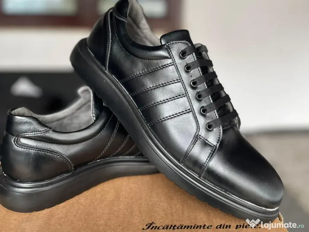 Pantofi barbati din piele naturala eleganti 