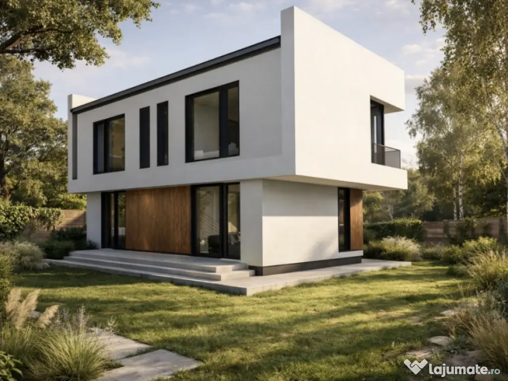 Vilă cocheta individuala, stil mediteranean, 120 mp, 250 mp 