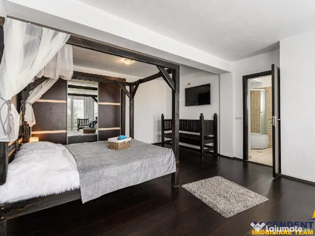 Aleasa Pensiune, pe 1.400 mp teren, in curcubeu montan, Bran 