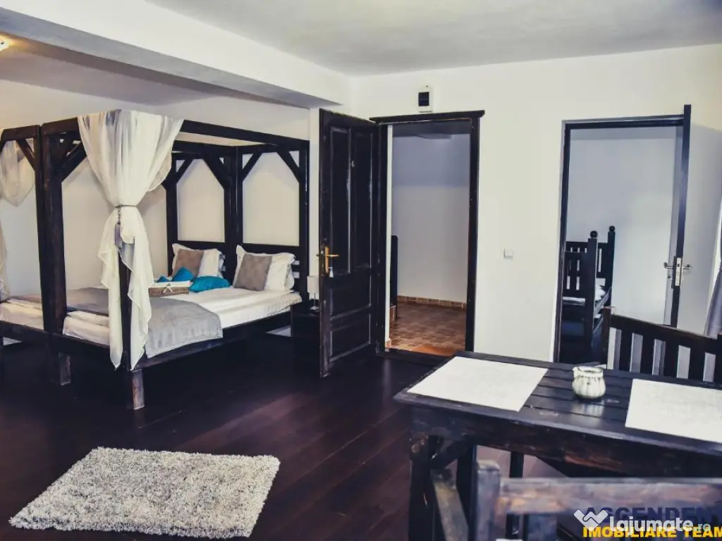 Aleasa Pensiune, pe 1.400 mp teren, in curcubeu montan, Bran 