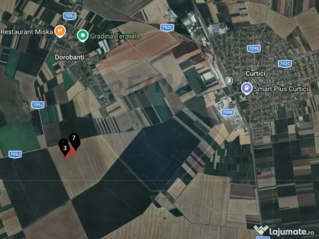 Teren extravilan 46,300mp Curtici 