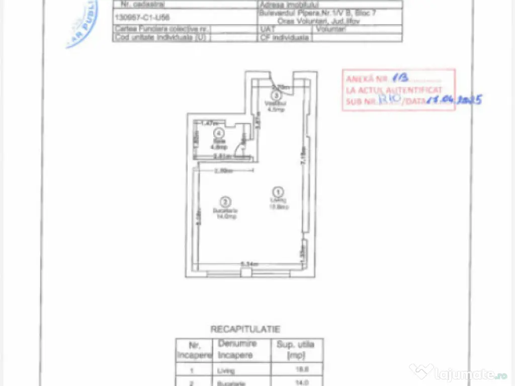 Studio premium Ivory Residence Pipera - Mobilat si Utilat 