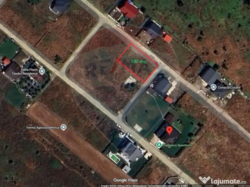 Teren intravilan 592 mp – Tărtășești/DN7 - 25 min d...