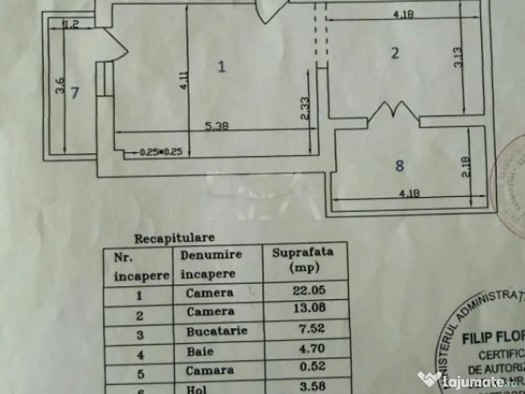 2 camere cu 2 balcoane și vedere liberă, etaj 8/8 