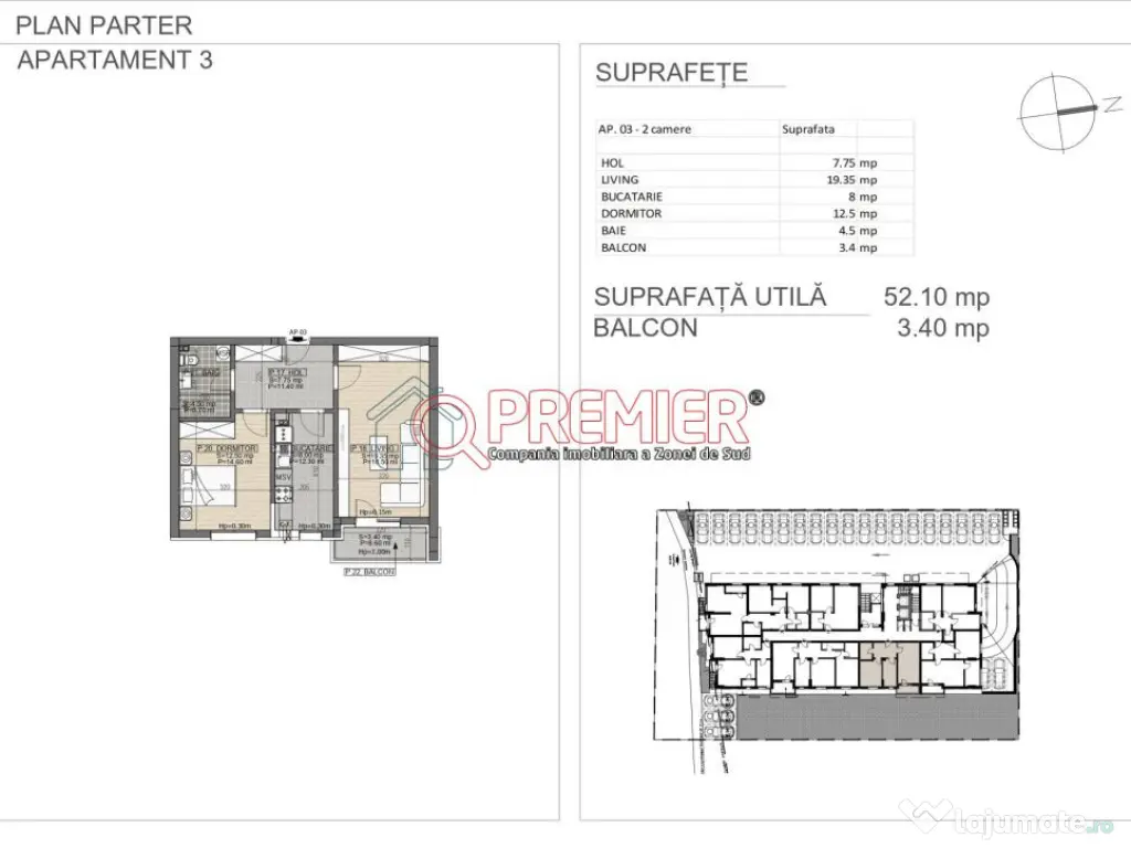 2 Camere - Complex Nou – Str. Odei / Brancoveanu 