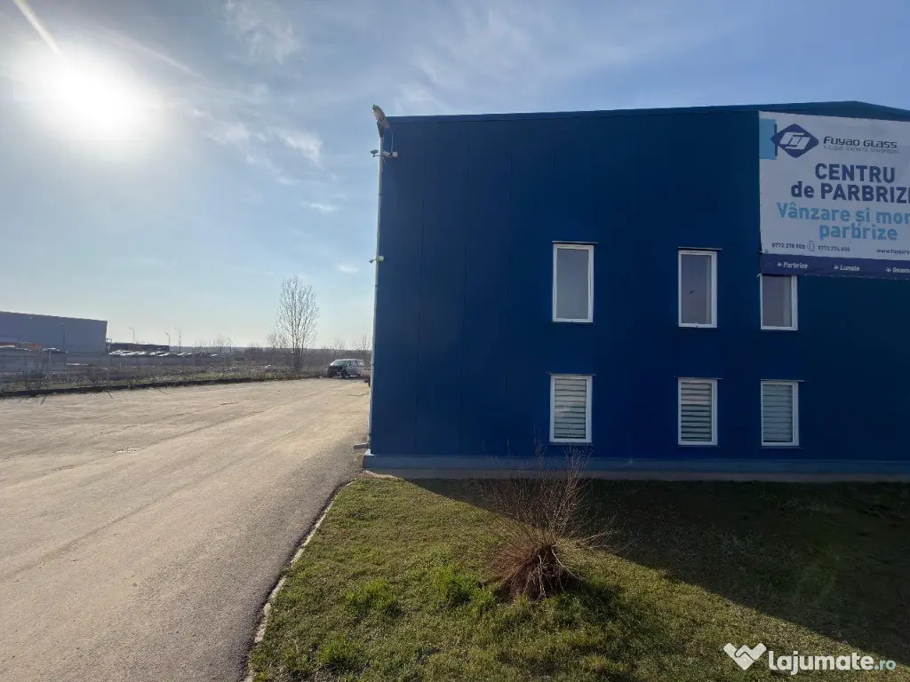 Hală industrială Jilava 1.000 mp, birouri 250 mp, curte 1.500 mp, ISU 