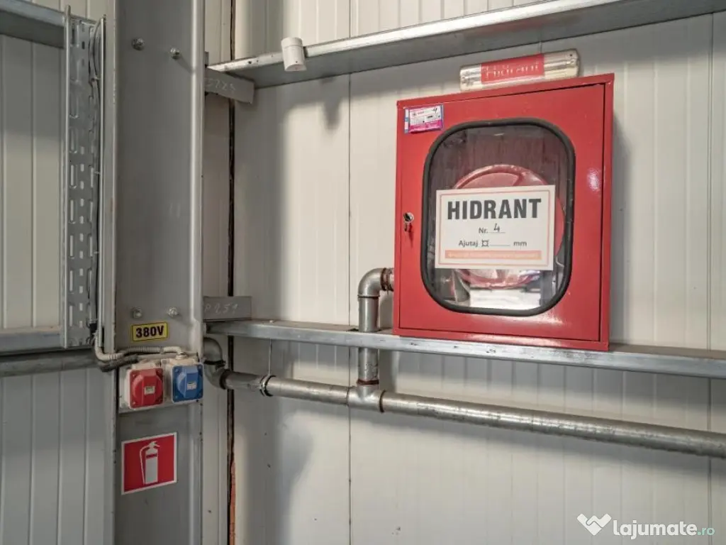 Hală industrială Jilava 1.000 mp, birouri 250 mp, curte 1.500 mp, ISU 