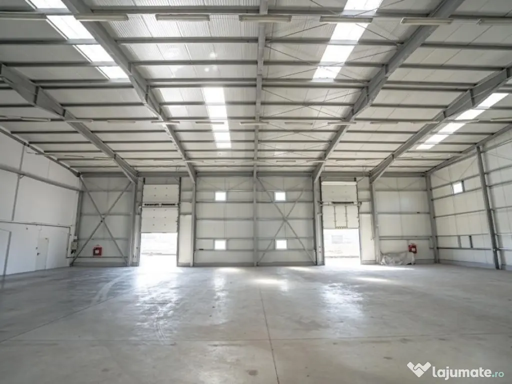 Hală industrială Jilava 1.000 mp, birouri 250 mp, curte 1.500 mp, ISU 