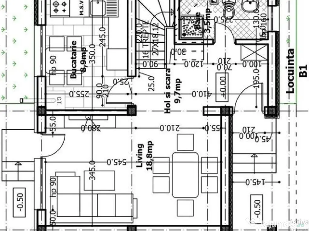 Vila la alb/4cam,2bai+parcare/centru Popesti Leordeni 