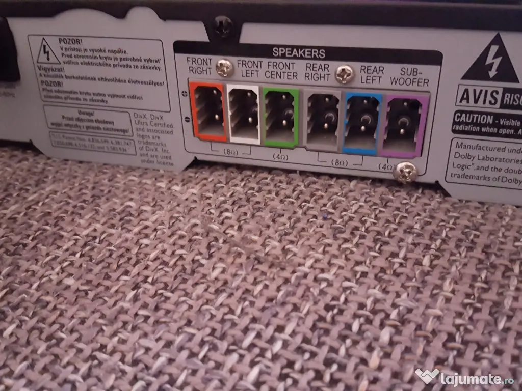 Home Cinema PHILIPS 5.1 – Ca Nou – Control din telecomanda TV -HTS3270 