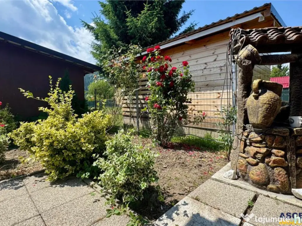 Refugiu pretios:jacuzzi, lemn masiv,2.000 mp teren,4 dormito 