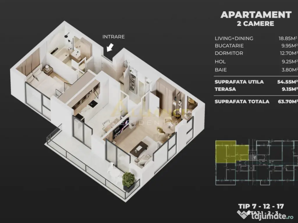 Bloc nou - Preturi accesibile | Proiect modern | Calitate pr 