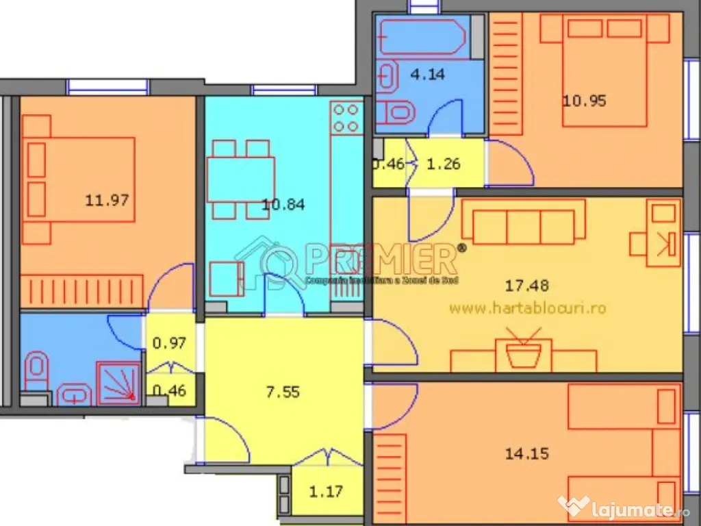 4 Camere - Aparatorii Patriei 