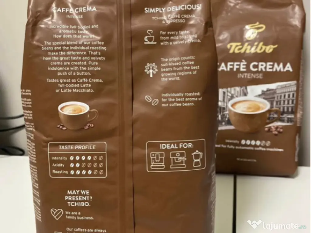 Cafea boabe Tchibo Caffe Crema Intense, 1 kg 