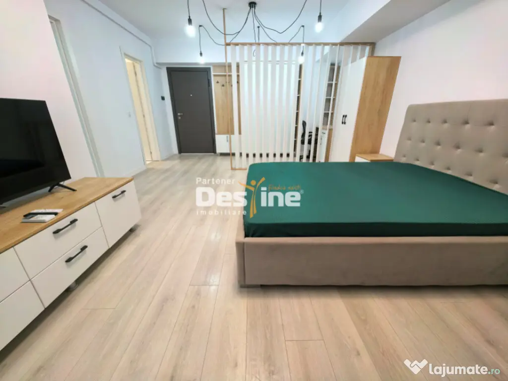 Apartament 1 camera 45 mp mobilat și utilat + loc de parcar 