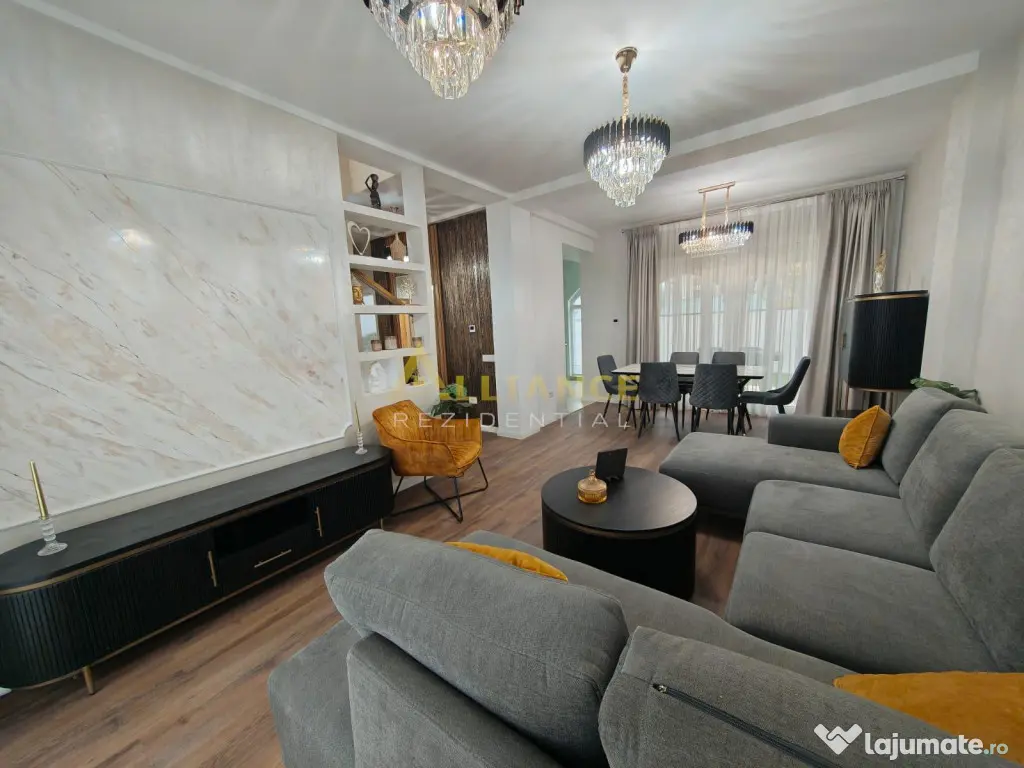 Duplex - 5 camere - 3 bai - la intrare in comuna Berceni 