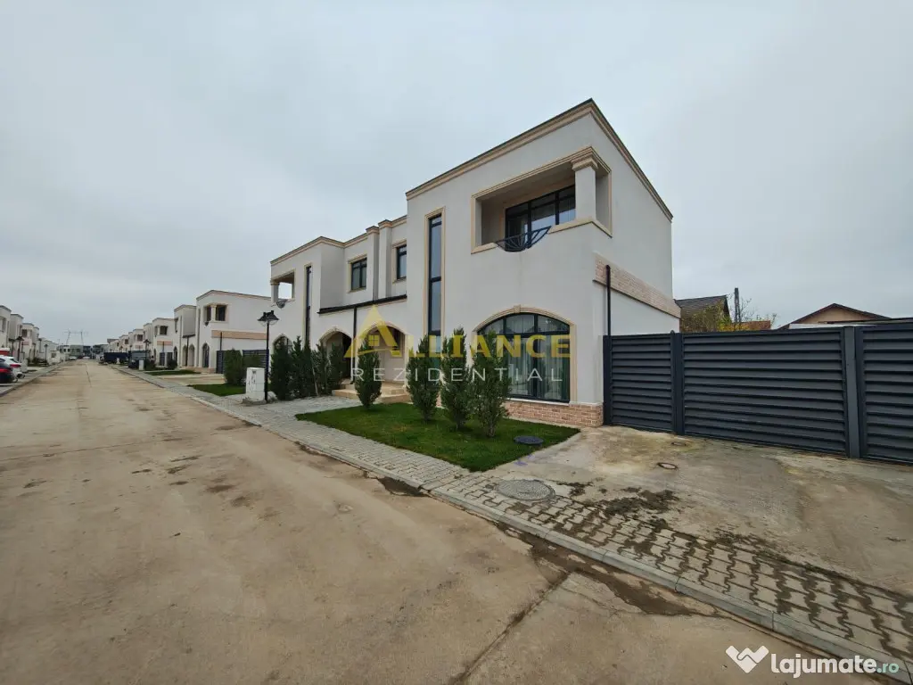 Duplex - 5 camere - 3 bai - la intrare in comuna Berceni 