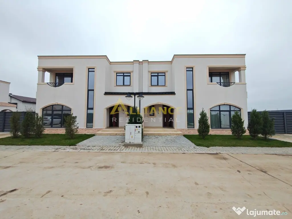 Duplex - 5 camere - 3 bai - la intrare in comuna Berceni 