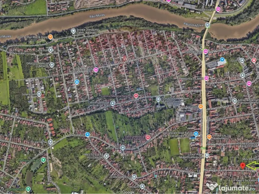 Teren de vânzare, 1387 mp, Aradul Nou 