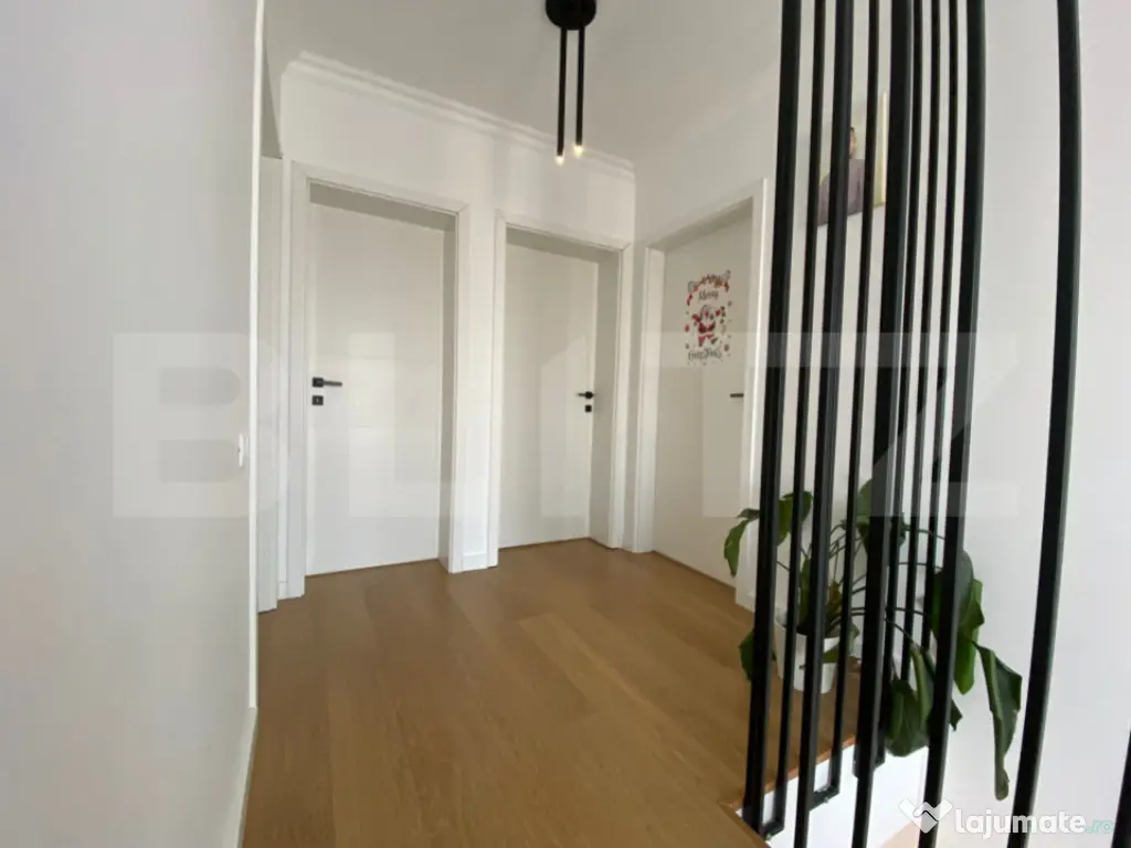 Vila moderna cu 3 dormitoare si teren generos 1.460 mp