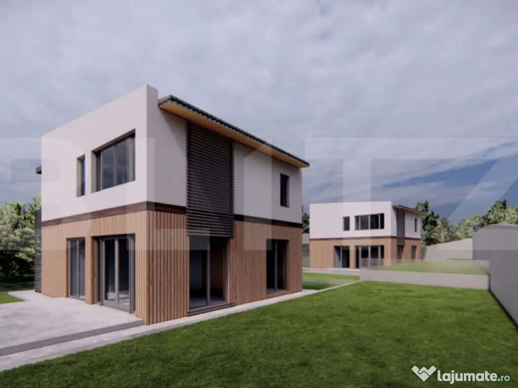 Vila de lux cu 4 camere in Pietrarie langa padure 