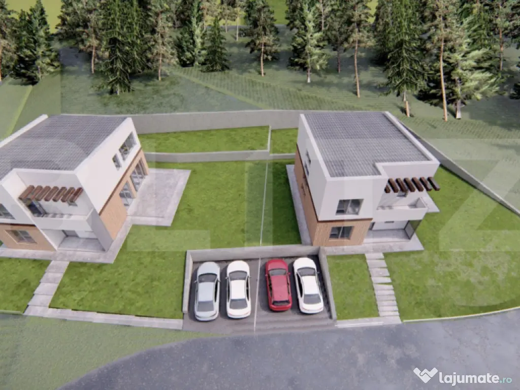 Vila de lux cu 4 camere in Pietrarie langa padure 