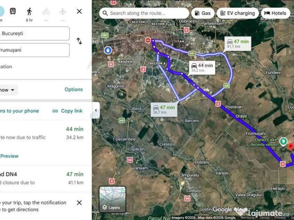 Teren 10,124mp Budesti + opțiune comasare 