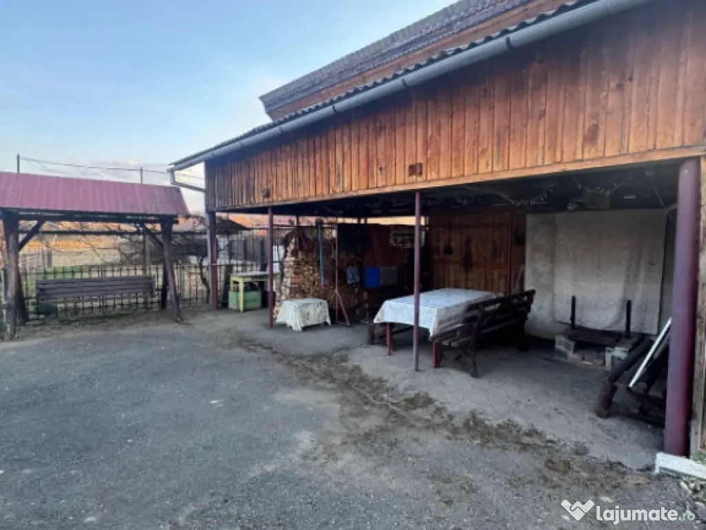 Casă cu suflet și 40 ari teren, panoramă superbă, comple 