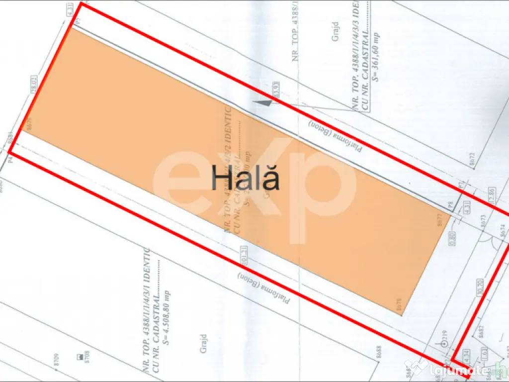 Hala industriala 2000 mp + teren 2776 mp | Rasnov – zona i 