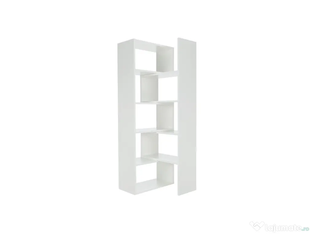 Etajeră, alb, KLOE din PAL L73 x P33 x H188 cm 