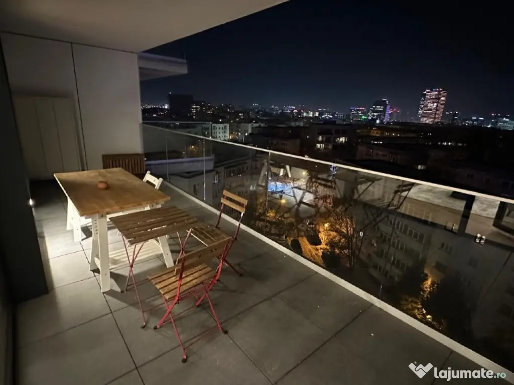 2 camere One Herastrau Towers- loc parcare inclus in pret 