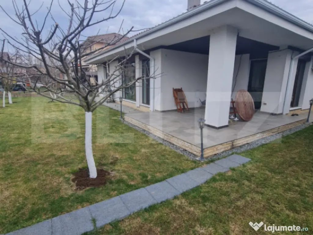 Casa individuala, un singur nivel, 135 mp, 500 mp de teren, 