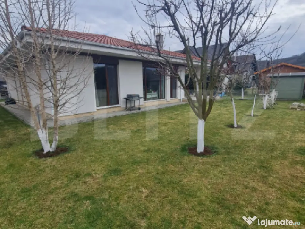 Casa individuala, un singur nivel, 135 mp, 500 mp de teren, 