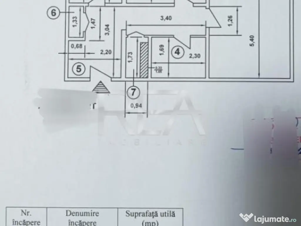 2 camere, P/10, 53mp, bloc 1979-Gorjului 