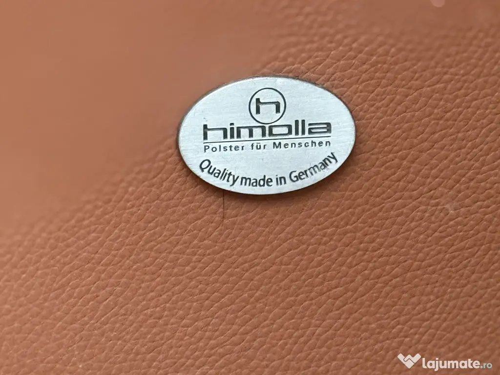 Canapea Himolla piele naturală extensibilă pat 160x190 