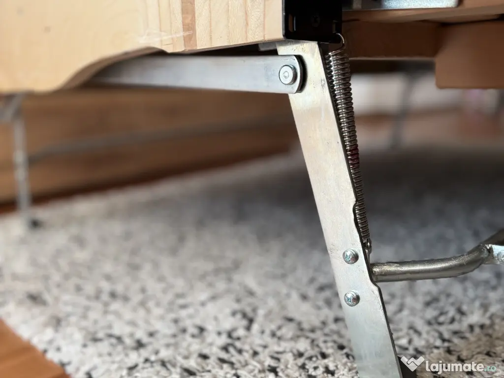 Canapea Himolla piele naturală extensibilă pat 160x190 