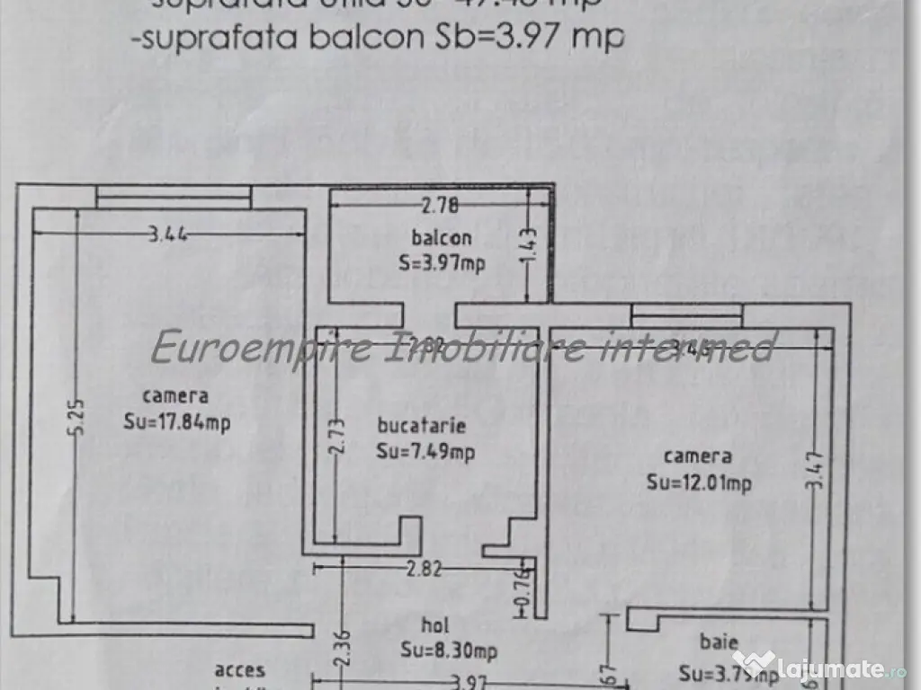 Apartament 2 camere decomandate zona KM 5 
