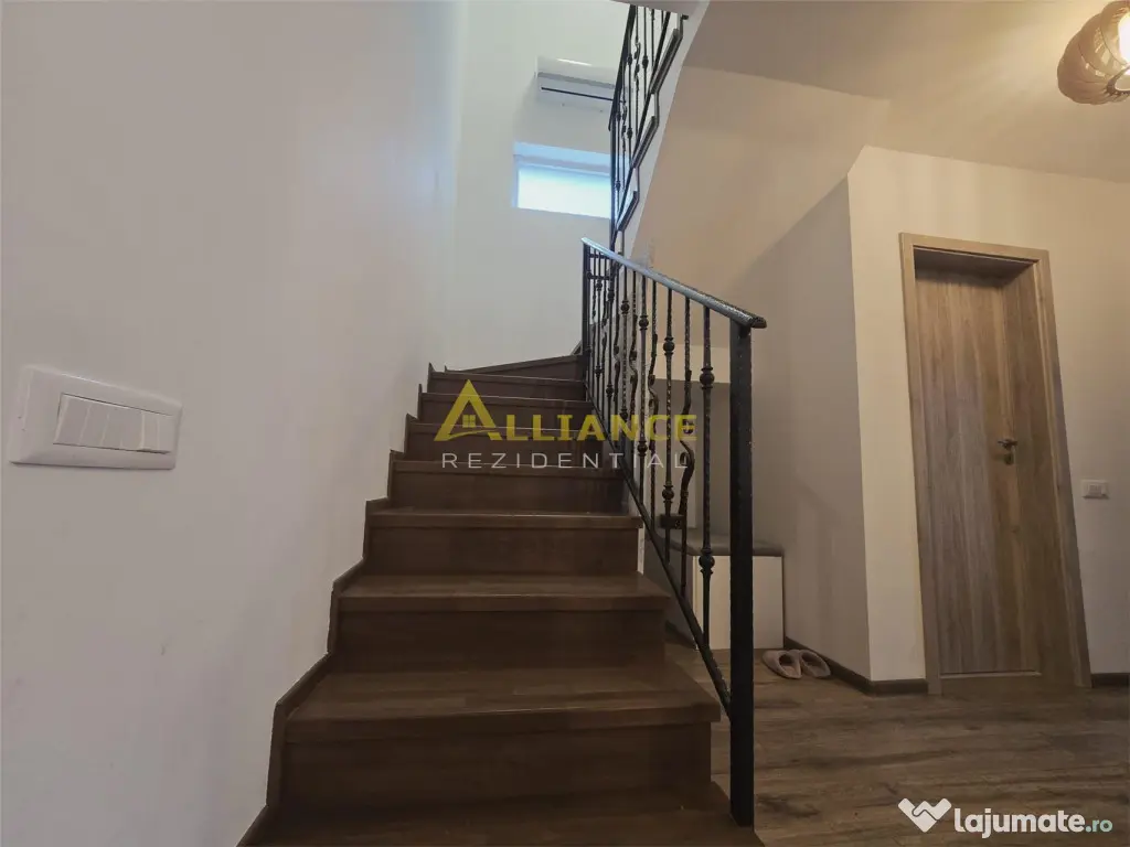 Casa individuala mobilata si utilata - 110 mp utili-700 m de 