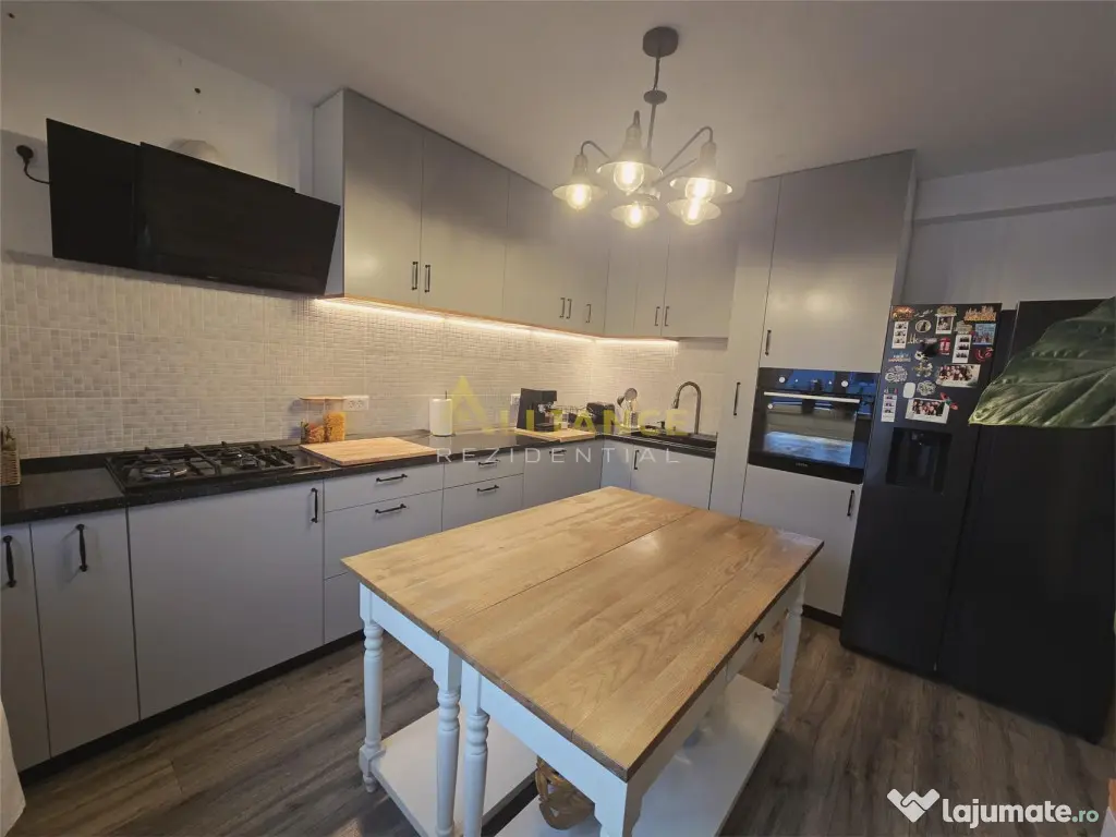 Casa individuala mobilata si utilata - 110 mp utili-700 m de 