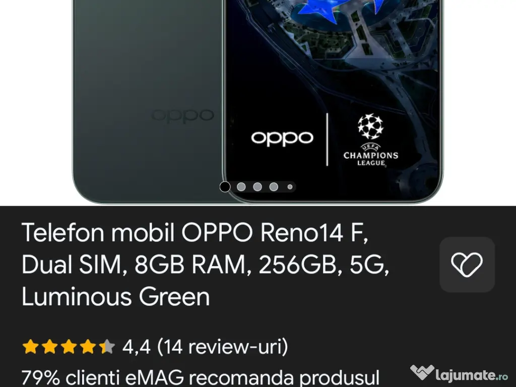Vând Oppo Reno14F green sigilat 