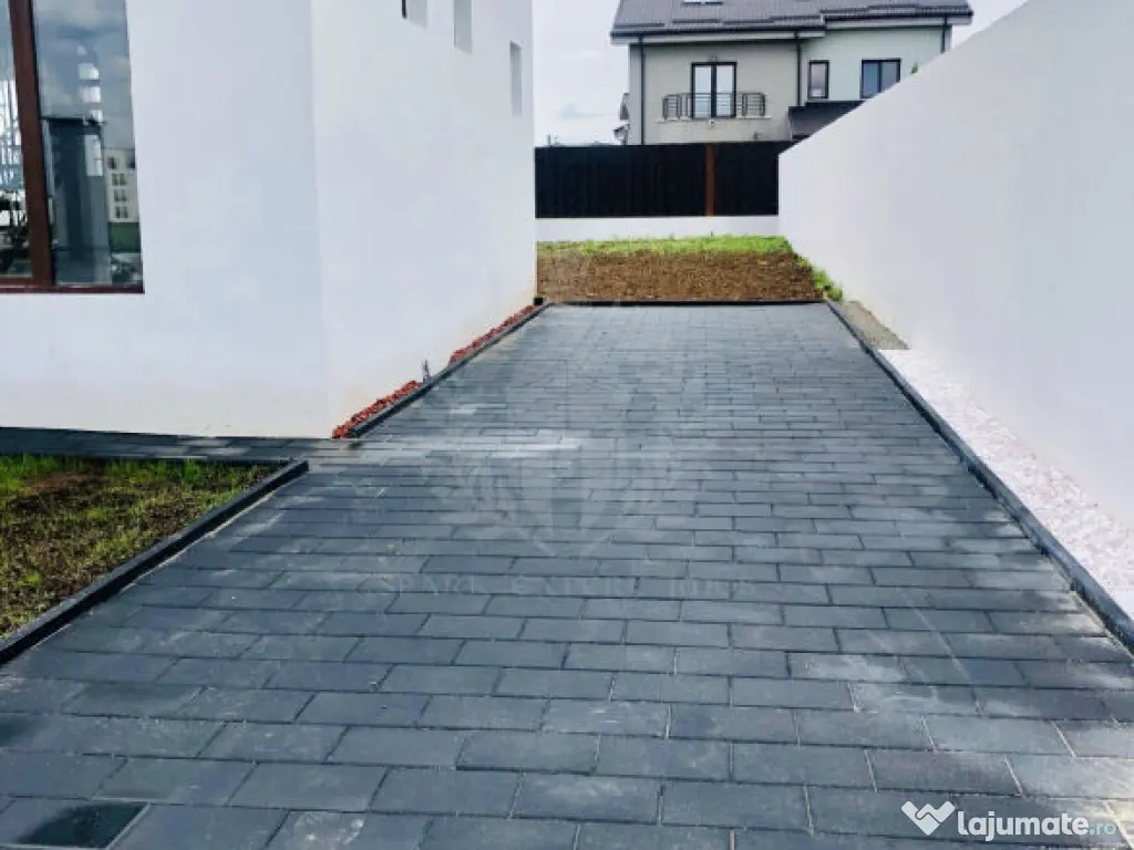 Casa moderna, curte 500 mp, finisaje premium, Cartier 