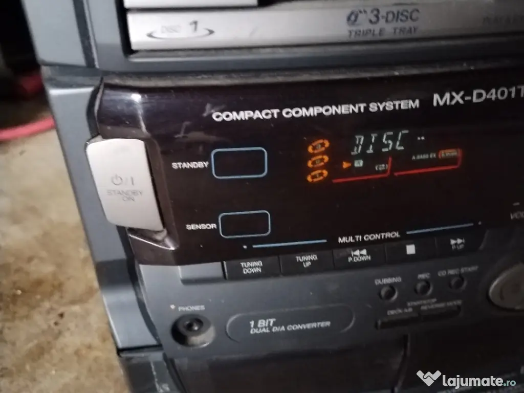 Combina audio JVC MX-D401T 