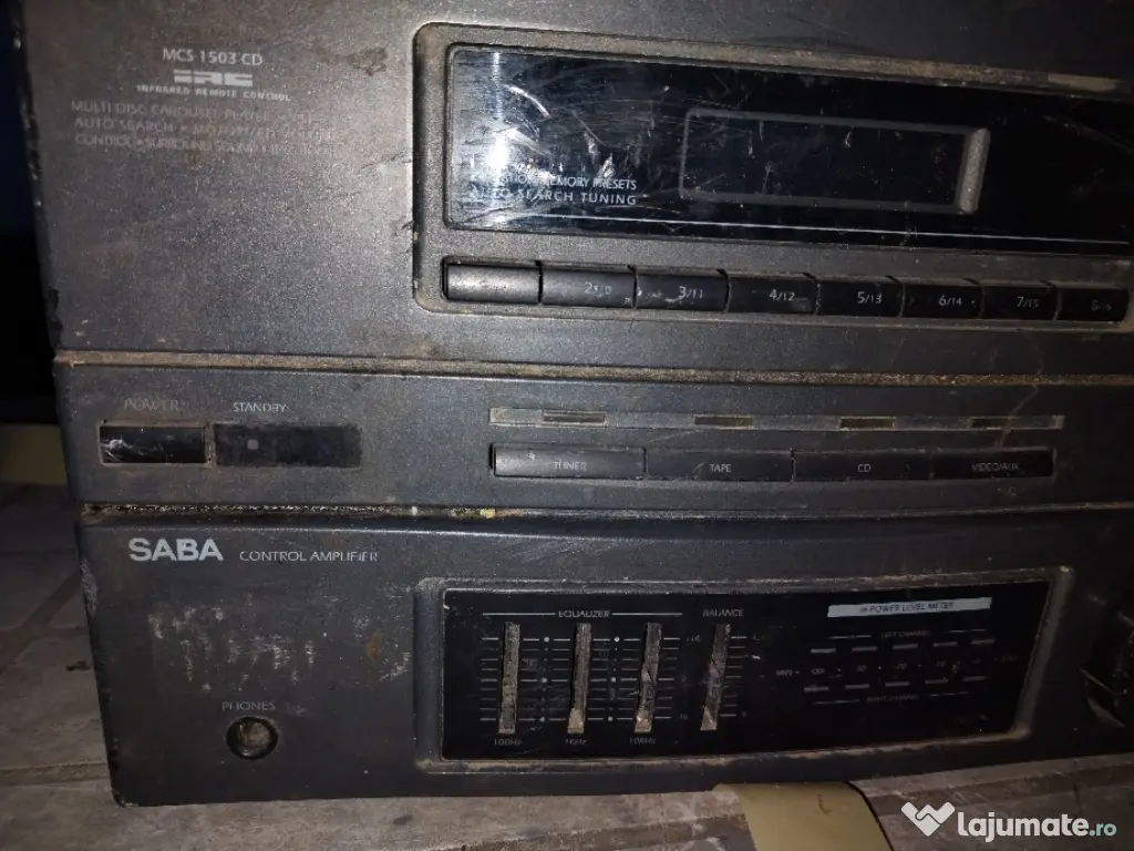 amplituner Saba mcs 1503 cd piese 