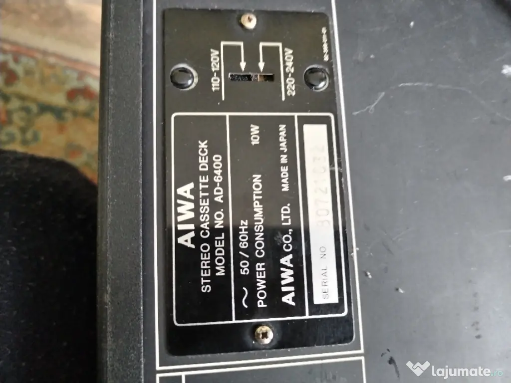 Casetofon deck Aiwa model D-6400 japonez 