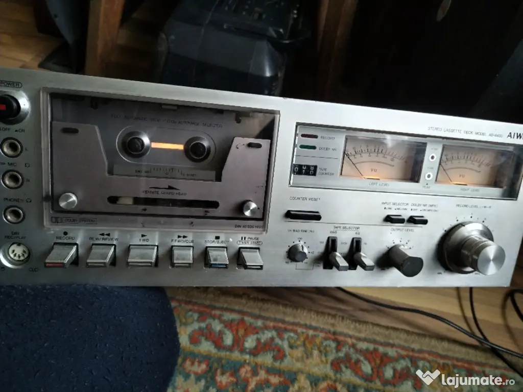 Casetofon deck Aiwa model D-6400 japonez 