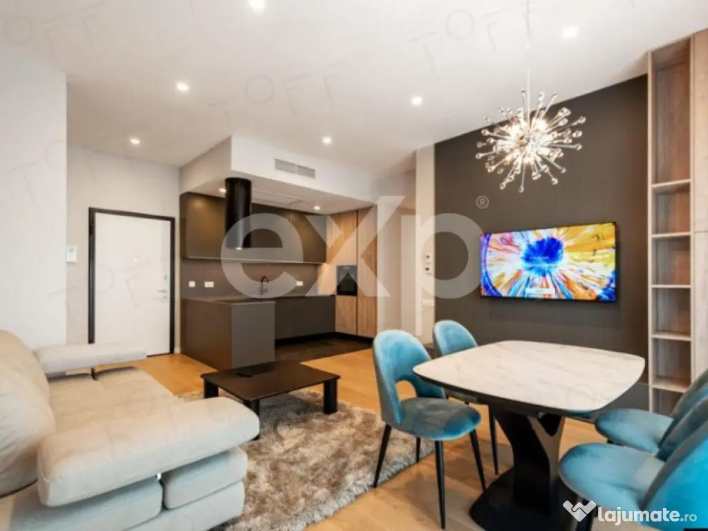 Apartament de vanzare 3 camere mobilat integral- One Verdi P 