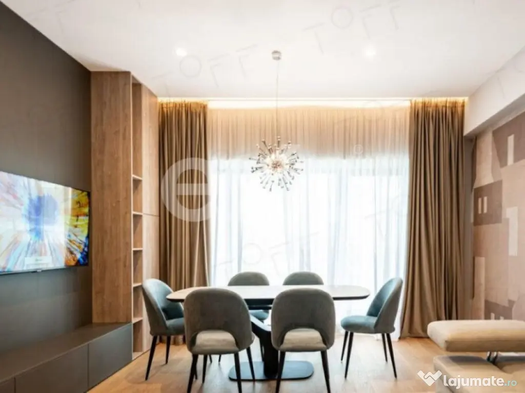 Apartament de vanzare 3 camere mobilat integral- One Verdi P 