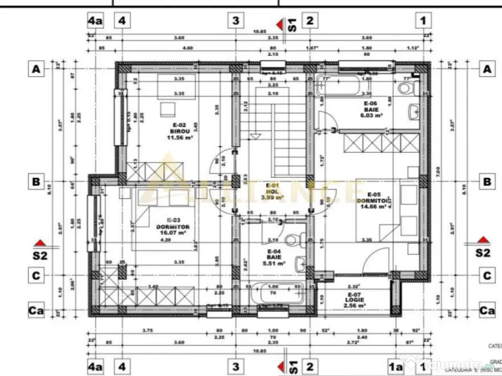 Vila Individuala P 1 ~ 4 Camere ~ 3 bai