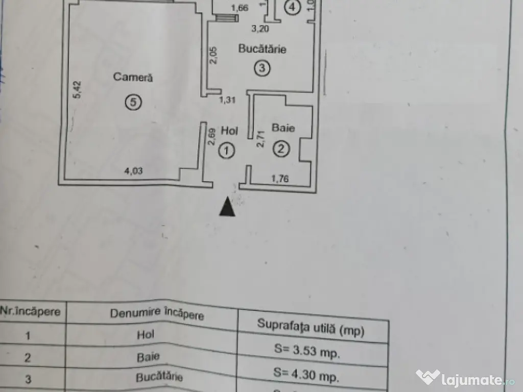 Apartament 1 camera, confort 1 decomandat, Buzaului, sprafat